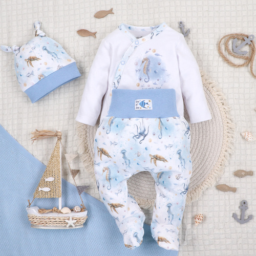 ABN-5456 Sea Of Joy Nini calcetines para bebé - algodón orgánico, cintura elástica