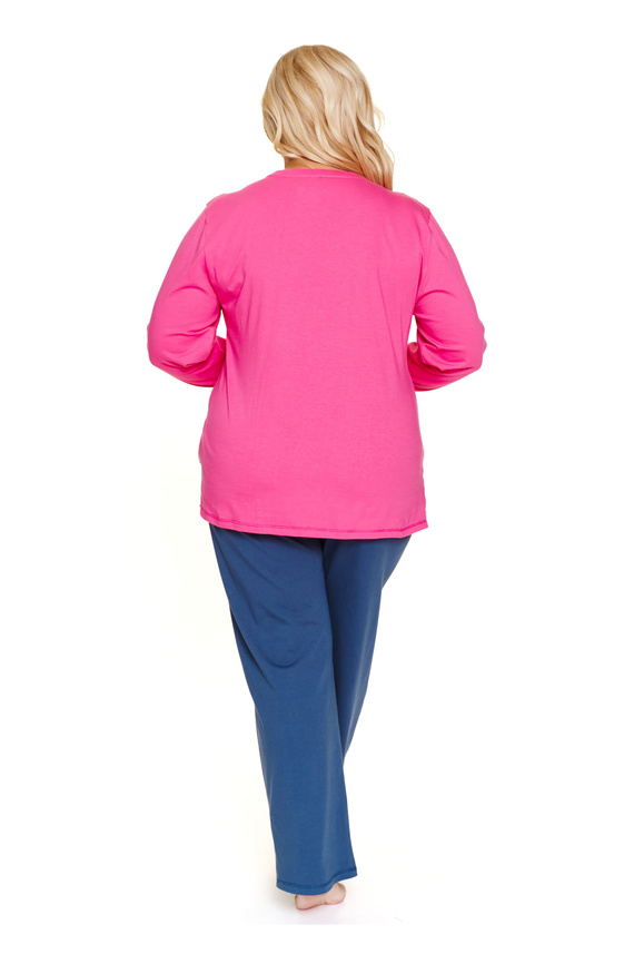 7328 Doctor Nap Peony pijama de mujer - algodón, talla grande, manga larga