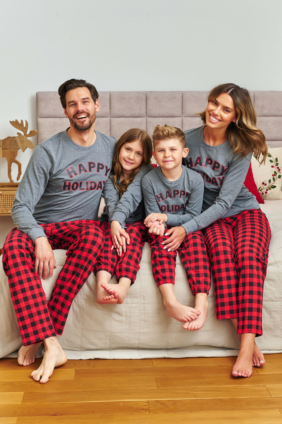 Pijama de señora 7343 Gris oscuro Doctor Nap - 100% algodón