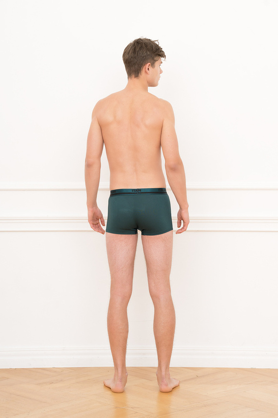 Calzoncillos bóxer de hombre Umberto Moda Italiana - verde oscuro