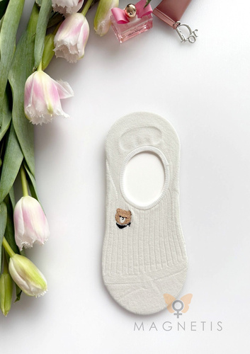 Calcetines invisibles mujer YN-251131 Magnetis – viscosa con silicona en el talón