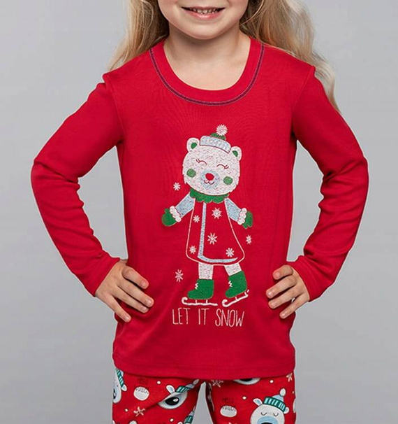 Czoka Pijama de niña Italian Fashion- rojo