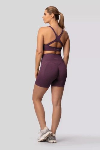 Spaio PUSH-UP PRO shorts moldeadores sin costuras tiro alto fitness plum