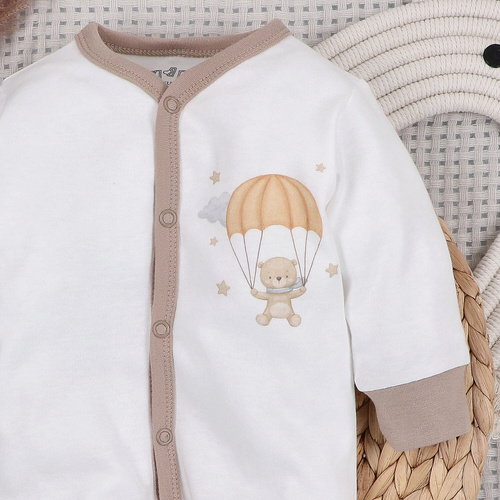 ABN-5507 Pijama para bebé Sky Journey Nini | Algodón orgánico, cierre con automáticos