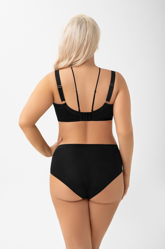 Gorsenia Vida K965 - Braguitas de talle alto para mujer, Embellecedor, Modelado, Microfibra + Bordado