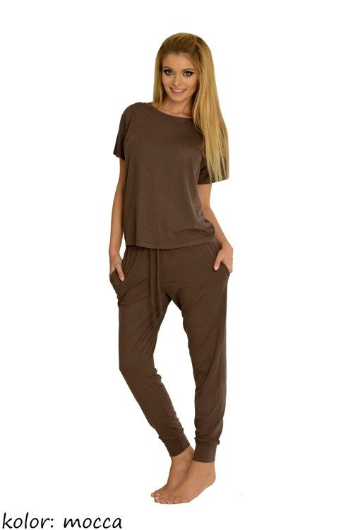 524 Paula Pijama De Mujer De Lafense - mocca