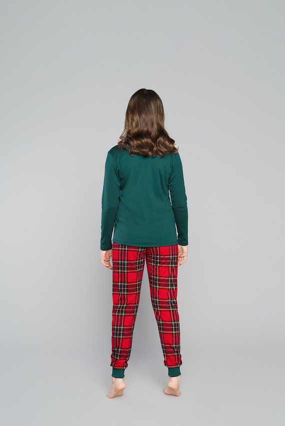 Pijama Santa Claus niña Italian Fashion- verde