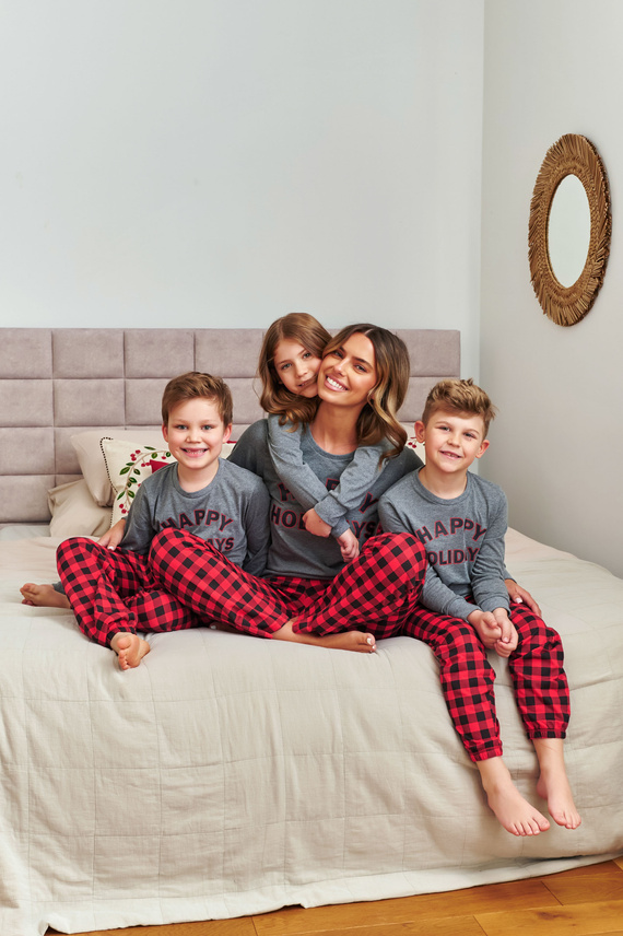 Pijama de señora 7343 Gris oscuro Doctor Nap - 100% algodón