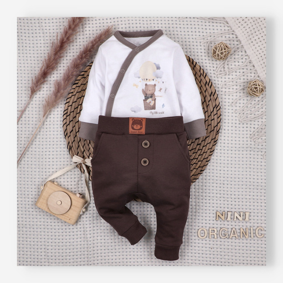 Body Nini Balloon Friends 100% algodón orgánico, fabricado en Polonia