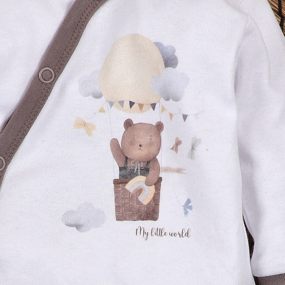 Body Nini Balloon Friends 100% algodón orgánico, fabricado en Polonia