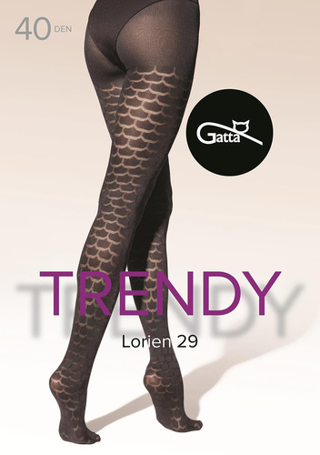 Leotardos Lorien 29 Gatta - 40 den, diseño ondulado, mate