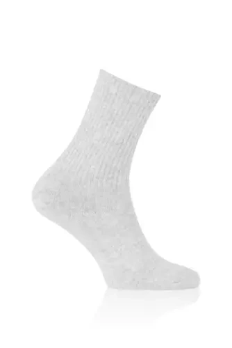 S150D Calcetines largos de rizo Italian Fashion - light melange