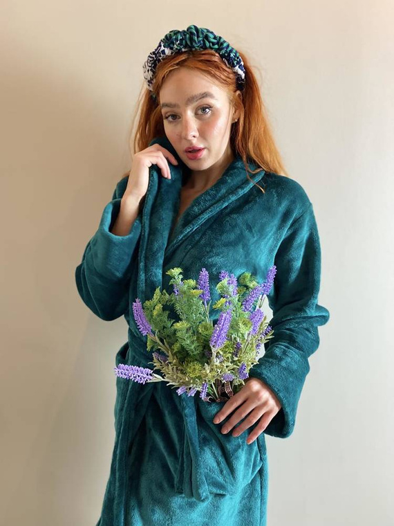 628 Albornoz largo de mujer Abigail Forex - verde