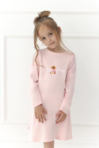 Camisa para niña Taro Vivi 3651 rosa 100% algodón manga larga