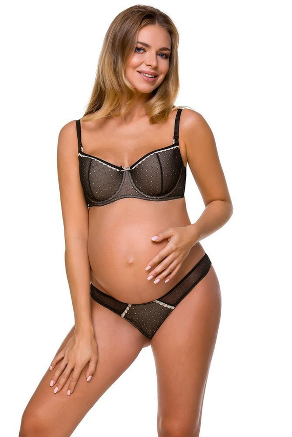 3114 Braga de mujer Lupoline - negra y beige