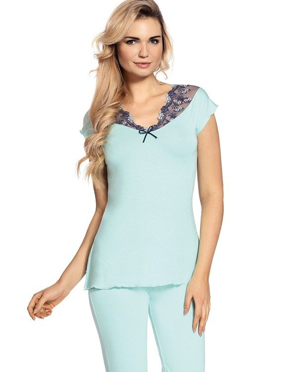384 Clarisse Pijama 3/4 mujer - menta
