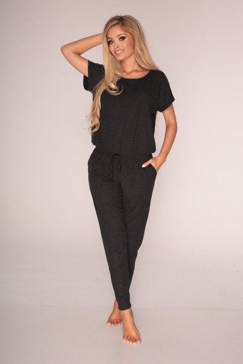 308 Paula Traje de pijama para mujer - gris