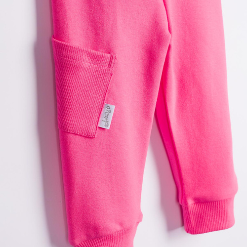 Nicol Tosia 225275 Pantalones deportivos rosas para niña con bolsillo