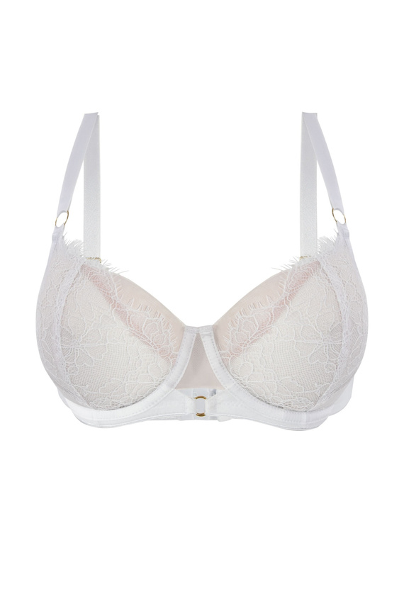 Mediolano Pure Soft Side Support 19260 sujetador soft blanco con encaje