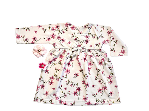 Mamatti SU071 vestido niña - floral, algodón