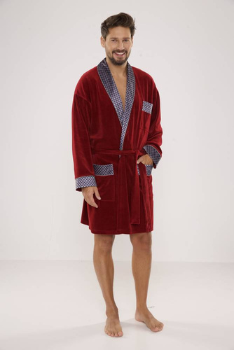 772 Bata de hombre Bonjour forex - granate