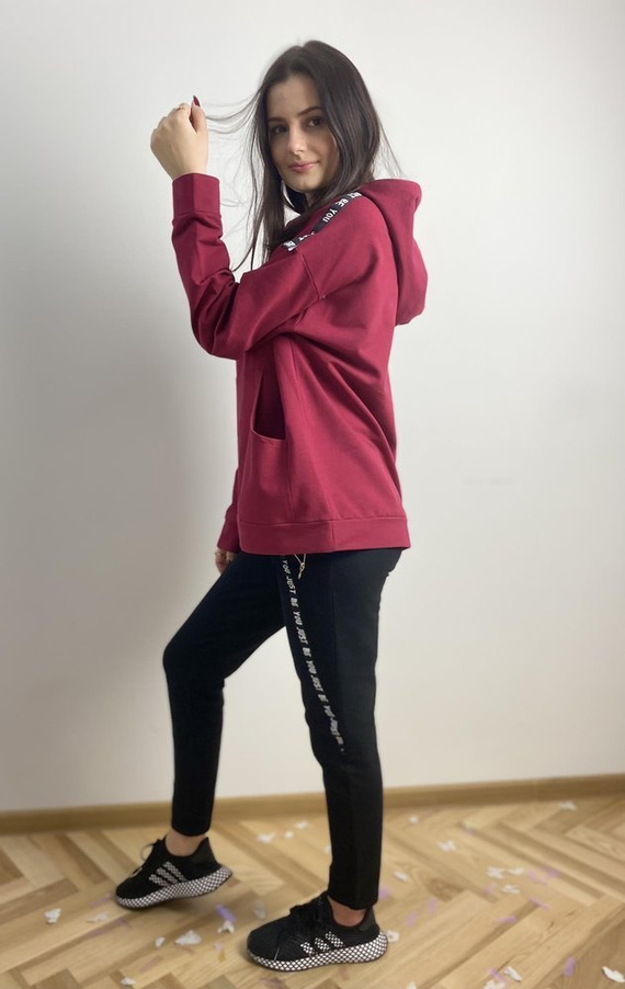 496 Chándal de mujer Just Forex - granate