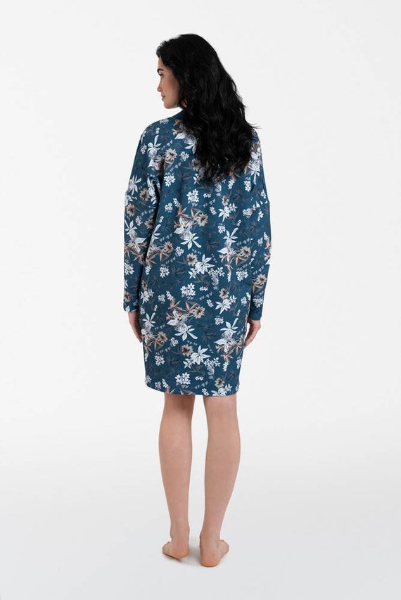 Nikjana damas túnica de manga larga Moda Italiana - impresión