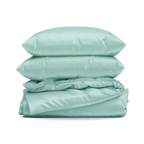 Ropa de cama MI de microfibra Eurofirany suave con cremallera 100% poliéster verde