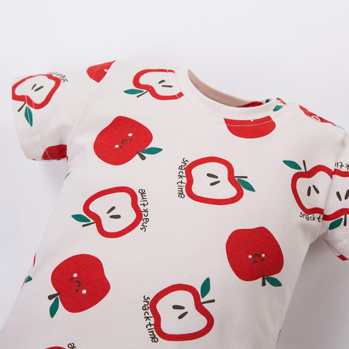 Camiseta niño Eevi Snack Time algodón elástico cómoda