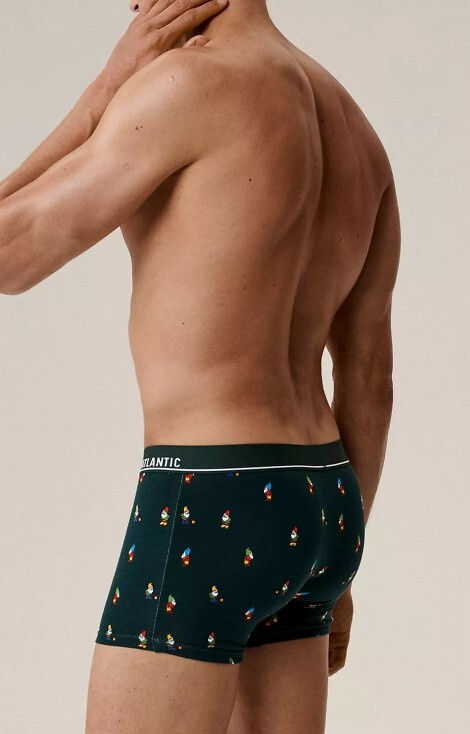 2GMH-031/25 Calzoncillos bóxer Atlantic para hombre - algodón con elastano, estampado de colores, lote de 2