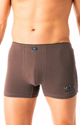 Calzoncillos bóxer para hombre MXH 706 Key marrón - algodón, cómodos, en una elegante caja