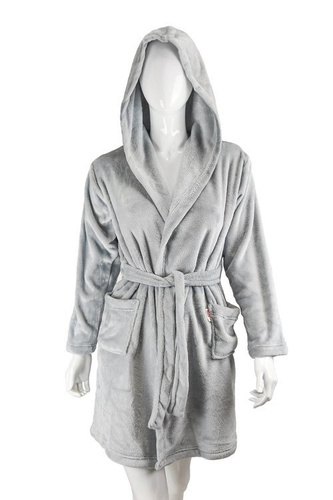 378 Albornoz infantil Junior Soft Forex - gris