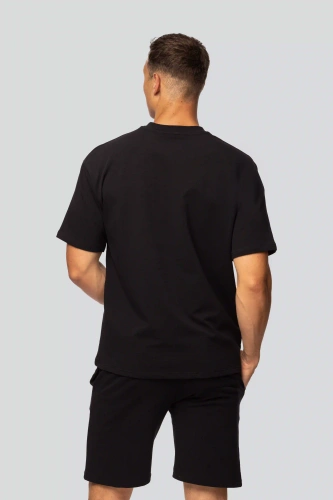 Camisa casual de hombre de algodón negro - corte clásico, flexibilidad y comodidad