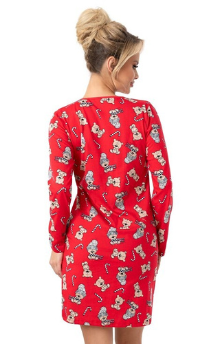 Oso Camisón de mujer Donna - algodón, festivo, con bolsillos