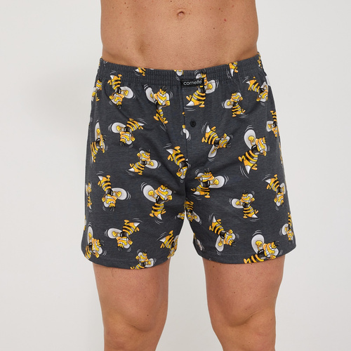 001/187 011/187 Calzoncillos Hornet Cornette Classic para hombre - 100% algodón, corte holgado, abertura con botón, comodidad diaria