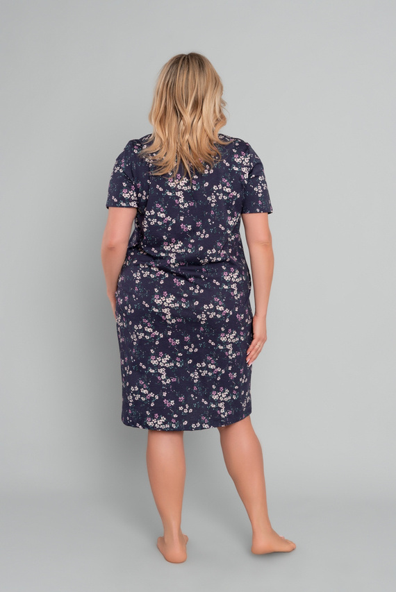 Camisón de manga corta Evita Moda Italiana - estampado