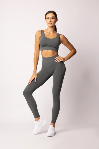 Leggings de mujer SPAIO Flex Innergy 2.0 grafito sin costuras, soporte de recuperación