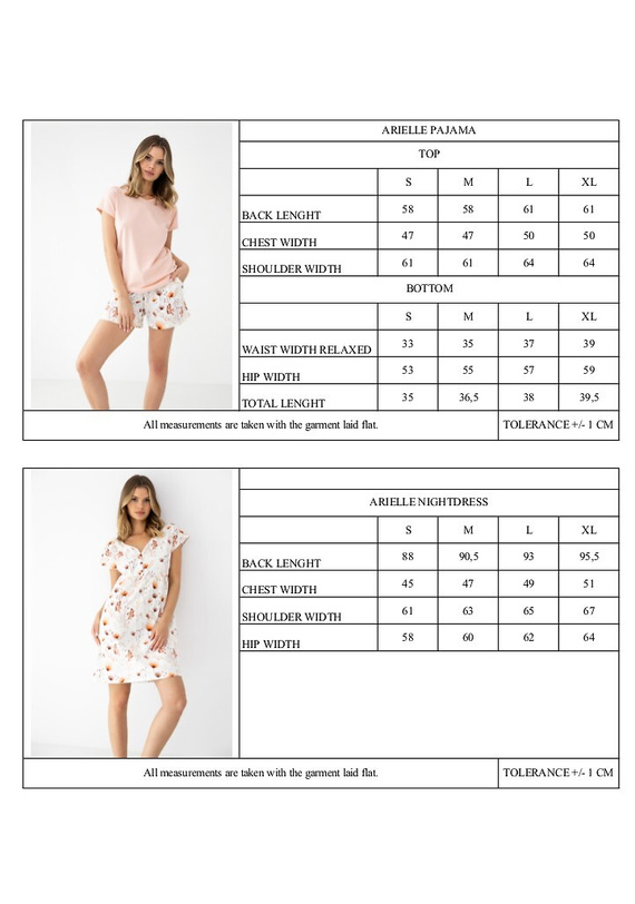 Camisón Arielle Sensis – camisón de algodón con botones