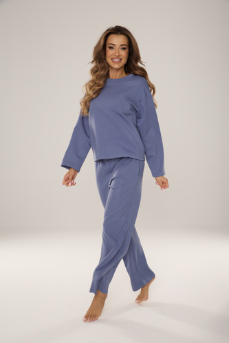 886 Butter Chándal para mujer de De Lafense - homewear en punto 'butter', denim