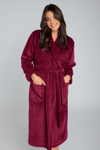 Bona Bata polar señora Moda Italiana - granate