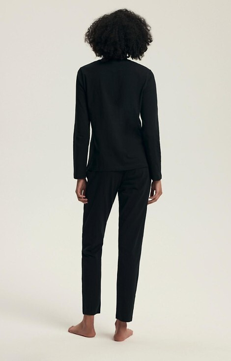 43727 Dairoku Henderson pijama de las mujeres negro - algodón, longitud. mangas y pantalones