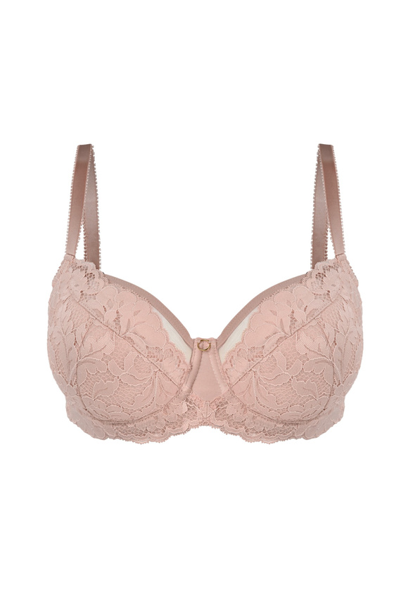 Mediolano Jasmin 19151 sujetador semi soft encaje rosa polvo