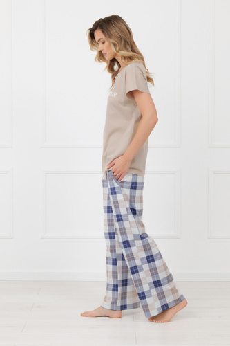 Pijama mujer Rima Italian Fashion 100% algodón pantalón largo