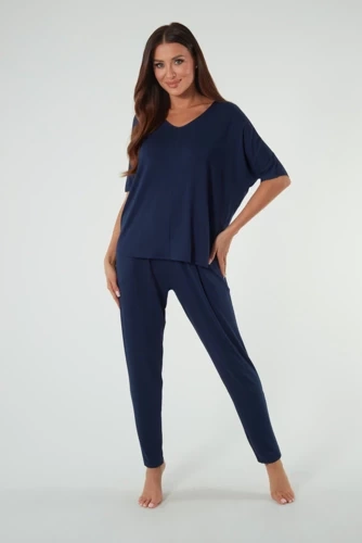 Conjunto Paramo Señoras Moda Italiana - azul marino