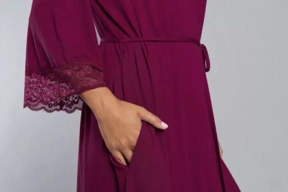 Albornoz Samaria Moda Italiana manga 3/4 - vino