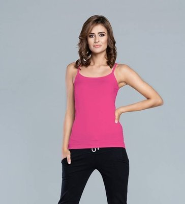Camisa Ibiza Tirantes estrechos Señoras Moda Italiana- rosa