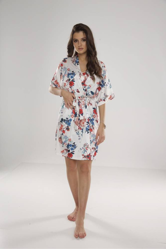 638 Lurdes Bata de señora De Lafense - crudo-rojo