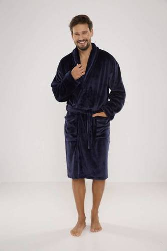 716 Bata de hombre Rafael De lafense - azul marino