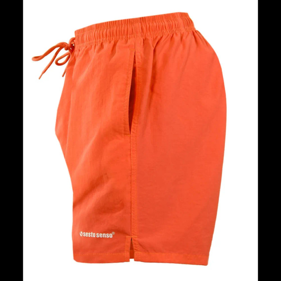 Sesto Senso bañador hombre shorts de playa secado rápido con bolsillos orange