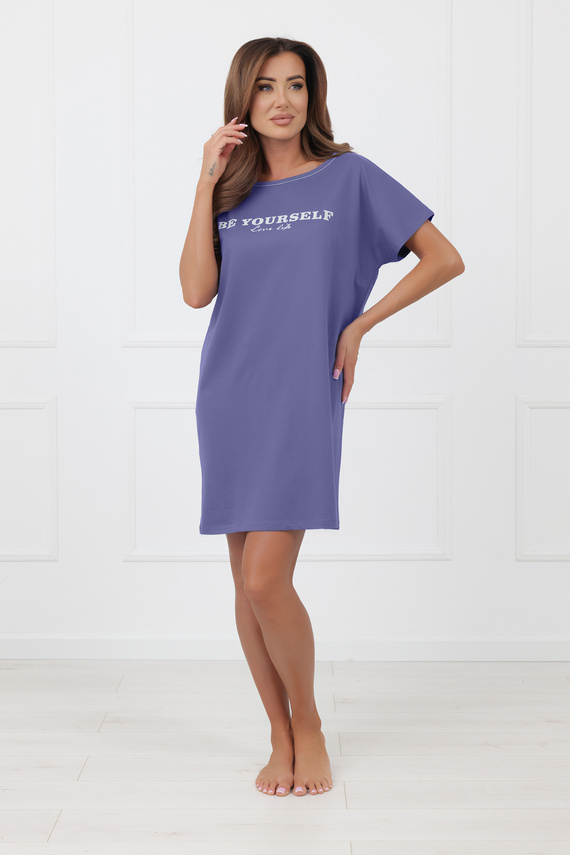 Camisón mujer Shiba Italian Fashion 100% algodón manga corta